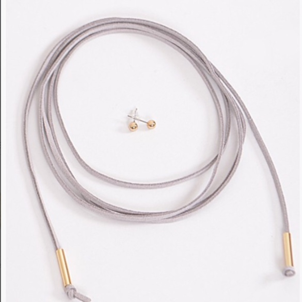 Gray Choker - Picture 2 of 3
